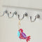 4pcs DIY Bird Mosaic Keyring Full Drill Special Shape Diamond Drawing Kit Newly