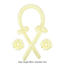 Heatless Curling Rod Foam Sponge Soft Hair Roller Styling Tools (Yellow) Newly
