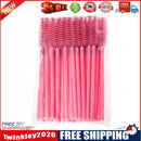 50PCS Disposable Eyelash Brush Mascara Wands Applicator Spoolers Makeup(5)
