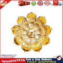 Lotus Incense Plate Sandalwood Stick Burner Yoga Buddhism Line Censer (L) Newly