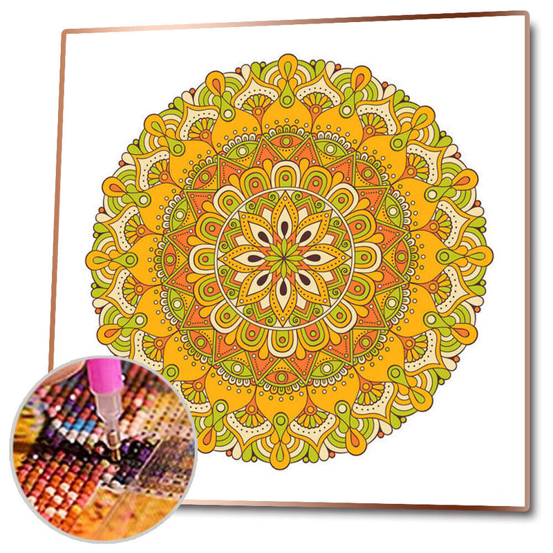 5D Part Special Shaped Diamond Painting Mandala Pattern Cross Stitch (BJ02)