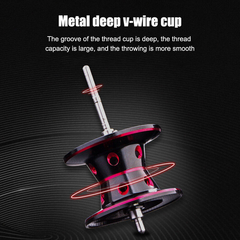 Baitcasting Fishing Reel 8kg Max Drag 7.0/1 Gear Ratio Cast Magnetic Brake