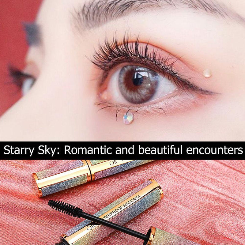 4D Silk Fiber Lengthening Mascara Curling Waterproof Eyelash Extension