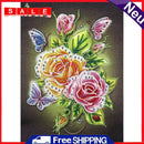 5D Diamond Painting Partial Special Drill Love Butterfly Picture of Rhinestone