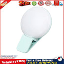 LED Selfie Ring Light Mobile Phone Mini Fill Lights Live Clip Lamp (Blue) Newly