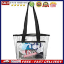 Fashion Female Summer PVC Transparent Handbag Clear Women Shoulder Bags Totes