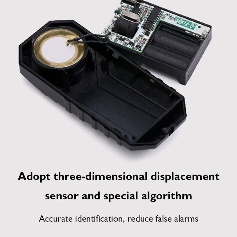 Wireless Anti-Theft Bike Alarm Motorcycle Warning Vibration Sensor (22R2) Newly