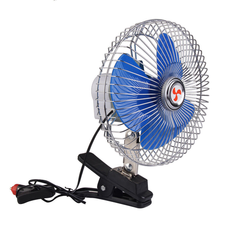 8 Inch 12V Portable Vehicle Auto Car Fan Oscillating Car Auto Cooling Fan