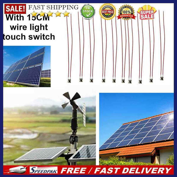 10pcs Gear Switch with 15cm Cable Touch Switch Light Switch Electrical Equipment