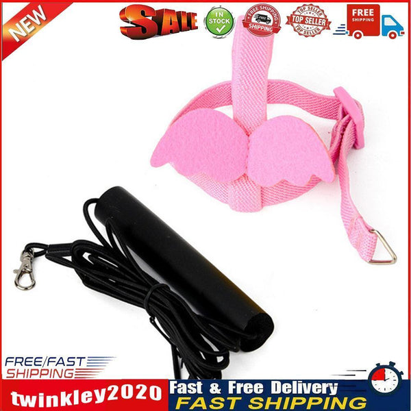 Ultra Light Parrot Flying Sling Leash Training Bird Traction Strap (Pink) Newly
