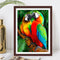Oil Paint By Numbers Animal Parrot DIY Painting Kit Wall House Art Drawing