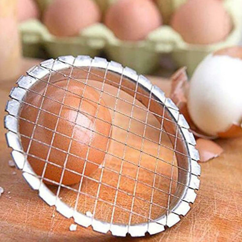 1xStainless Steel Egg Chopper Vegetable Slicer Fruit Potato Cutters Cuter Q4V7