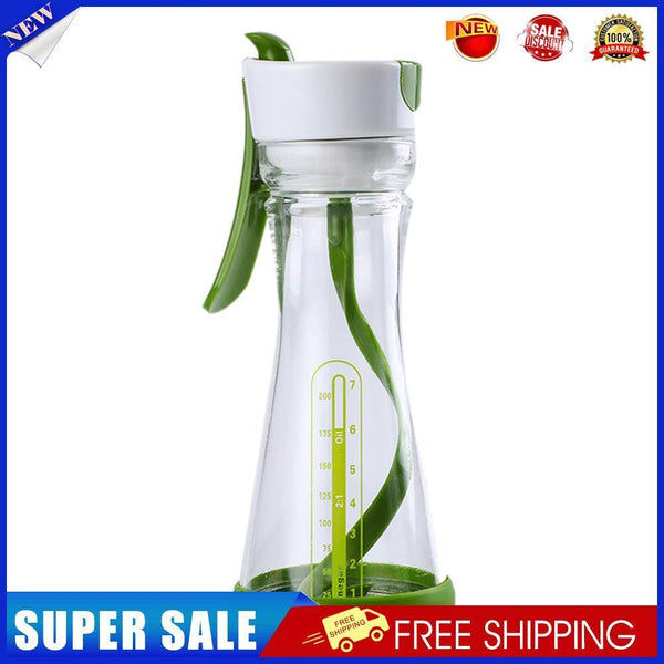 Manual Salad Dressing Stirring Cup Seasoning Sauce Juice Mixer Bottle Cup