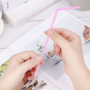 Home Bar Party Beverage Shop Bend Extra Long Plastic Curved Drinking Straws