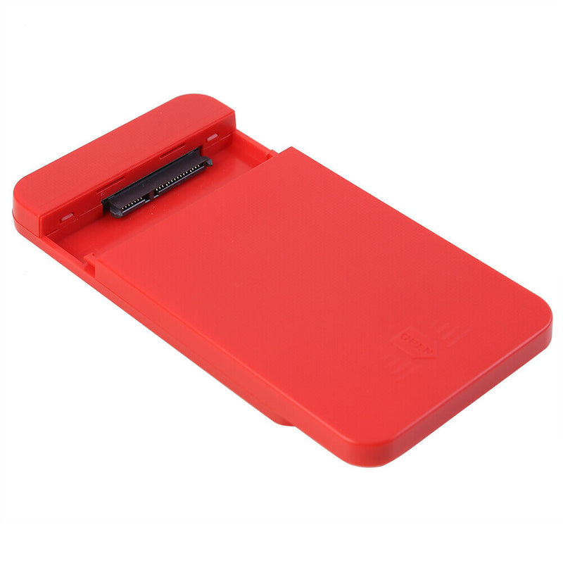 2.5 inch USB3.0 to SATA 3.0 HDD Hard Disk Drive External Case Box (Red)