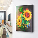 5D DIY Special Shaped Diamond Painting Flower Partial Rhinestone (R8161) Newly