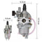 Dirt Bike Go Kart for 49CC Air Filter Carburetor Motocrossfor 49 CC|for 47CC