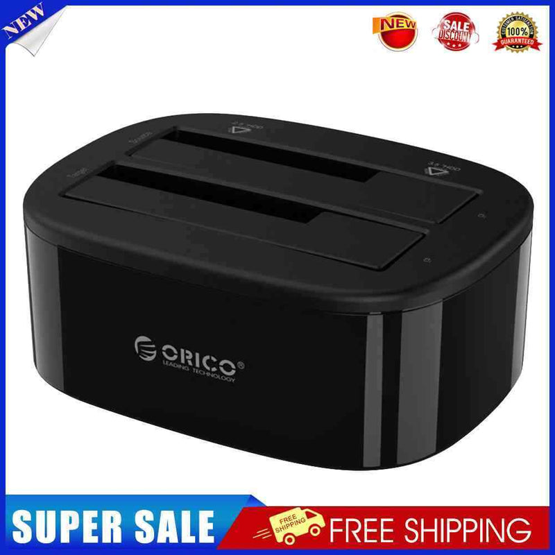 ORICO 6228US3 Dual Bay 2.5/3.5 inch HDD SSD USB 3.0 Docking Station (EU)