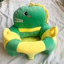 Baby Sofa Support Seat Cover Plush Learning To Sit Feeding Chair (Dinosaur)