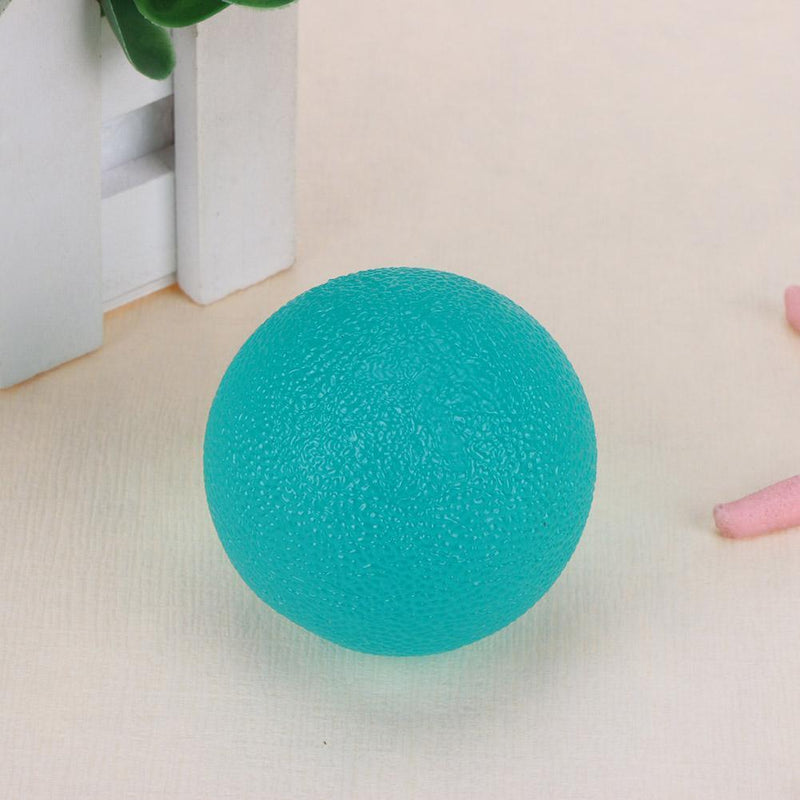 Hand Grip Muscle Power Train Jelly Fitness Finger Exerciser Ball(Green)