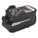 Mountain Bike MTB Top Tube Bag Waterproof Cycling Front Touch Screen Phone Pouch