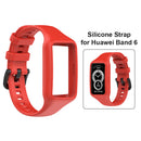 Strap for Huawei Honor Band 6 Pro Silicone Wristband Replacement (Orange)