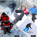 Electric Heated Scarf USB Intelligent Neck Warmer for Cycling Camping (Grey)