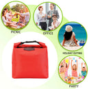 Waterproof Insulated Lunch Bag Picnic Food Thermal Storage Handbag (Red) Newly