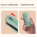 Heat Bag Sealing Machine Package Food Snack Bag Sealer Gadgets (Grey Green)