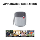 Portable Medical Bag Outdoor Handheld First Aid Drug Storage Bags (Gray S) Newly