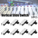 50PCS Mini 1P2T Micro Switch SPDT MSK-12C02 Slide Switch Patch Toggle Switch SMD