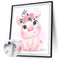 ? LGem? LDE by numbers, Motif: pig, 40 x 50 cm, M515