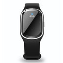 Kid Mosquito Repellent Bracelet USB Ultrasonic Repeller Wristband (Black)