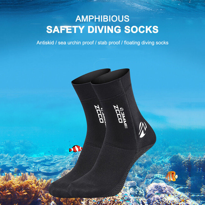 #A 3mm Neoprene Diving Socks Swim Scuba Surfing Warm Swimming Socks for Women Me