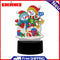 Special Shape Diamond Painting LED Lamp Ornaments Snowman DIY Mosaic Craft Gift