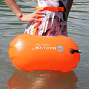 Inflatable Swimming Float Air Dry Bag PVC Buoy Water Sport Bag (Orange) Newly