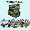 Cycling Neck Tube Scarf Ice Silk Running Bandana (Army Green Camouflage) Newly