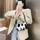 Women Plush Shoulder Underarm Bag Autumn Fashion Portable Handbag Clutch Totes