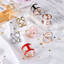 Shawl Scarves Accessories Scarf Clip Enamel Brooches Scarf Buckle Ring Clips