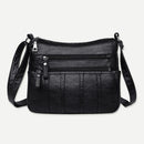 Fashion Solid Color Shoulder Messenger Bags Women PU Leather Crossbody Handbags