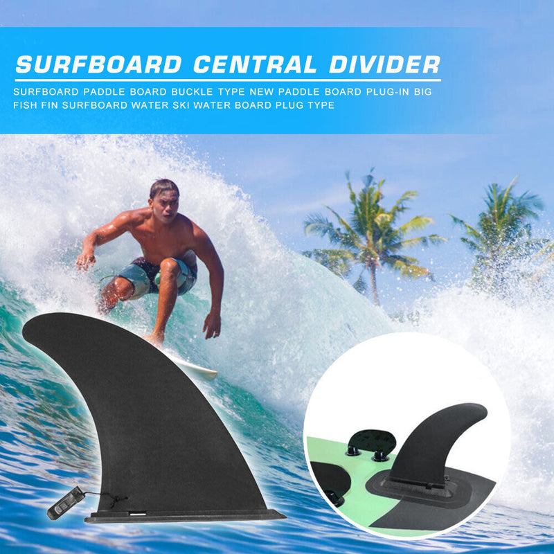 Slide-in Nylon Surfboard Central Fin Surf Plate Stand Up Paddle Board Center Fin