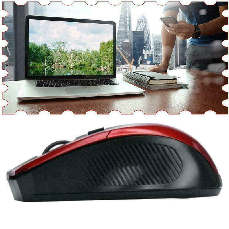 2021 Wireless Cordless Optical Mouse Mice& USB-Receive PC For Computer C7F7 I8N4