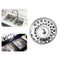 Steel Sink Strainer Waste Plug double floor Drain Stopper B0H9 B5O8