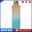 1000ml Water Bottle Frosted Outdoor Sports Drinking Kettle (Orange Green)