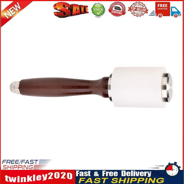 Wood Handle Leather Carving Cutting Engraving Hammer Craft Stamping Tools Newly