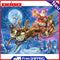 Santa Oil Paint By Numbers Kits Canvas DIY Coloring Drawing for Adults Children