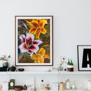 5D DIY Diamond Painting Flowing Flowers Kits Full Square Drill Wall Decor Craft