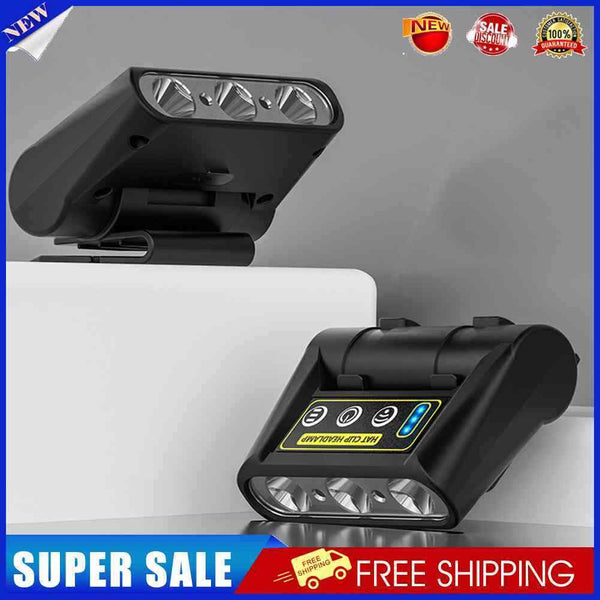 Hat Clip Induction Sensor Headlight USB Strong Outdoor Head-mounted Camping Lamp