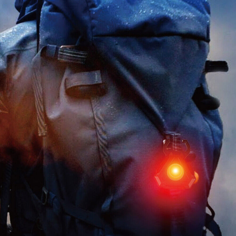 Mini Flashlight Work Light LED Portable Strong Keychains Lamp Corkscrew (B)