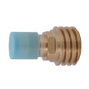 Brass POL to QCC1 Valve Propane Outdoor Gas Tank Convert Joint for Outdoor